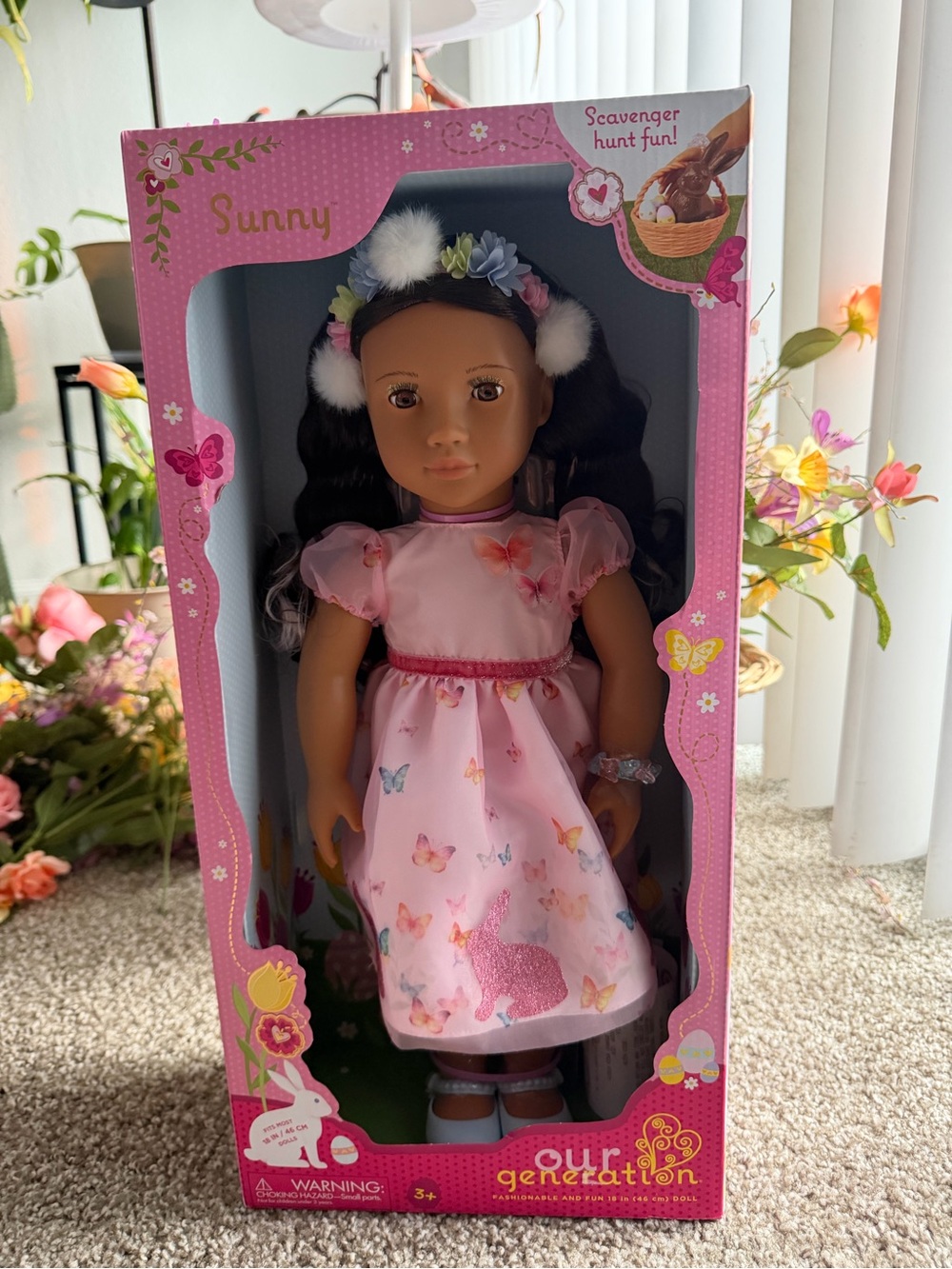 Sunny Pink Butterfly Dress Doll by Our Generation